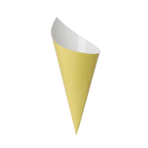 Confetti: Pastel Yellow Snack Cones 10pk