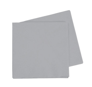 Cool Grey Napkins 40pk