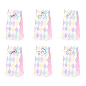 Unicorn Treat Bags 6pk