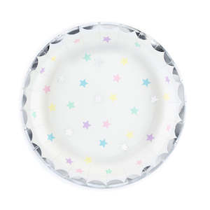 Unicorn Star Plates 6pk