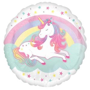 Unicorn: Enchanted Unicorn Round Foil Balloon