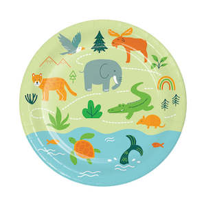 World Adventure Plates 8pk