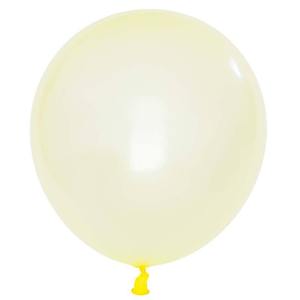 Crystal Pastel Yellow Balloons