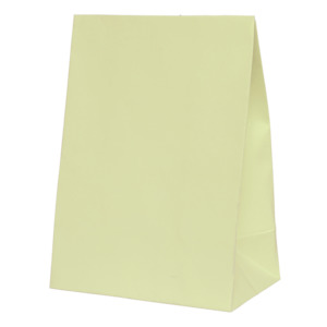 Sunshine: Pastel Yellow Paper Party Favour Bag 10pk