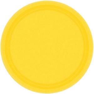 Sunshine: Yellow Large Plates 20pk