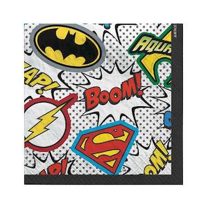 Superhero: Superhero Beverage Napkins 16pk