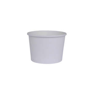 White Paper Gelato Treat Cup 10pk
