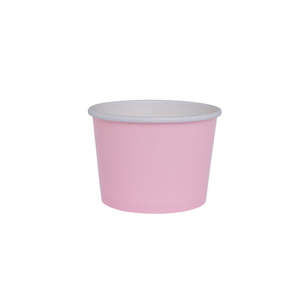 Pastel Pink Paper Gelato Treat Cup 10pk