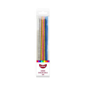 Rainbow Sparkling Candles 18pk