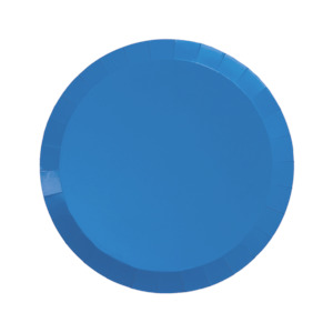 Sky Blue Snack Plates 20pk