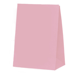 Pastel: Pastel Pink Paper Party Favour Bag 10pk