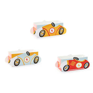 Treat Bags Boxes: Car Snack Boxes 3pk