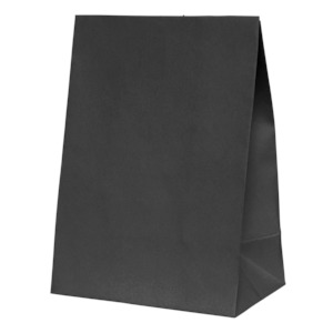 Black Paper Party Favour Bag 10pk