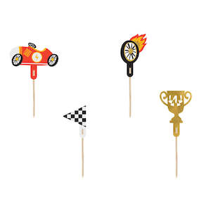 Cupcake Decorations: Car Cupcake Toppers 4pk
