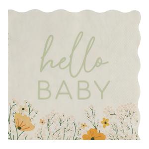 Floral Baby Shower Napkins 16pk