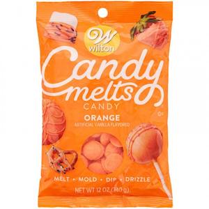 Construction: Orange Candy Melts