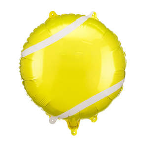 Foil Balloons: Tennis Ball Round Foil Balloon