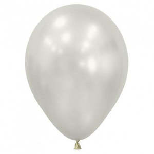 Plain Balloons: Silk Oyster White Balloons
