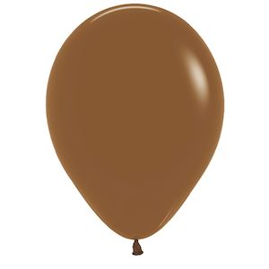 Plain Balloons: Coffee Brown Balloons