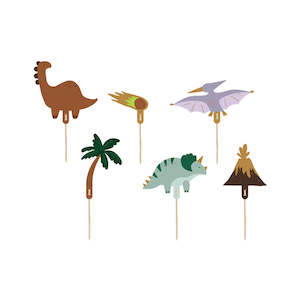 Dinosaur: Dinosaurs Cake Toppers 6pk