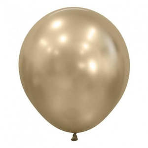Gold: 45cm Silk Gold Dust Balloons