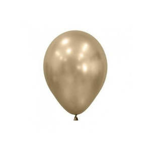 Gold: Mini Silk Gold Dust Balloons