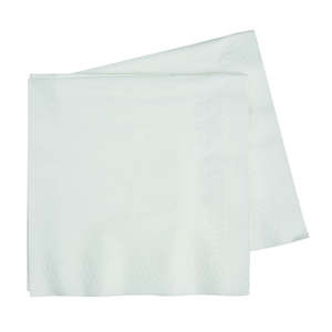 White Napkins 40pk