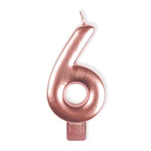 Rose Gold: Rose Gold Candle - Number 6