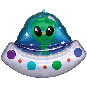 Space: Large Alien Space Ship Foil Balloon