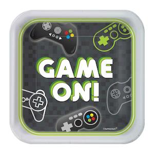 Plates: Level Up Gaming Plates 8pk