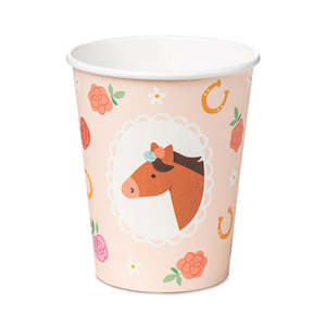 Cups: Horse Floral Cups 6pk