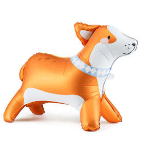 Dog: Standing Corgi Dog Foil Balloon