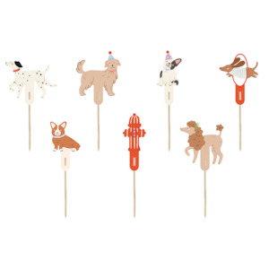 Dog: Dog Cupcake Toppers 7pk