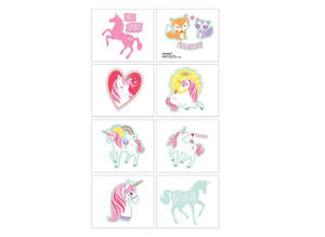 Unicorn: Magical Unicorn Tattoos 8pk