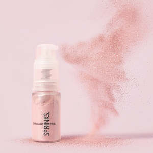 Pink: Pink Edible Shimmer Dust Pump