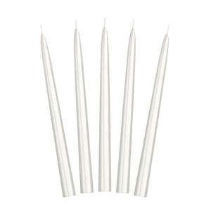 Metallic Pearl Taper Dinner Candles 10pk