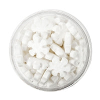 White: Snowflake Sprinkles