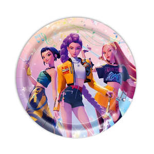 Plates: KPop Demon Hunters Pink Plates 10pk