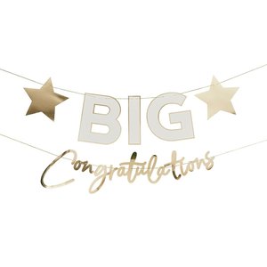 Garlands: Big Congratulations Banner