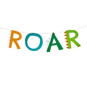 Garlands: Party Dinosaur Roar Banner