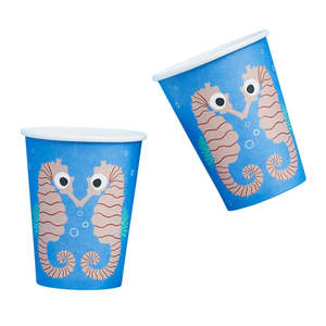 Mermaid: Seahorse Cups 8pk