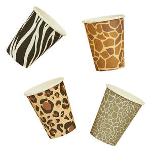 Jungle: Animal Print Cups 8pk