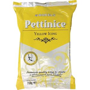 Bakels Pettinice Yellow Fondant Icing