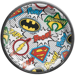 Superhero: Justice League Plates 8pk