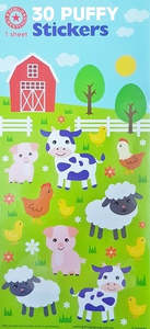 Farm: Farm Animal Bubble Stickers