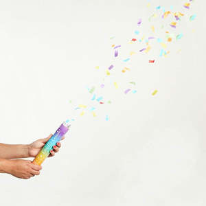 Rainbow Confetti Cannon