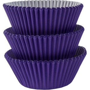 Cupcake Decorations: Purple Cupcake Cases 75pk