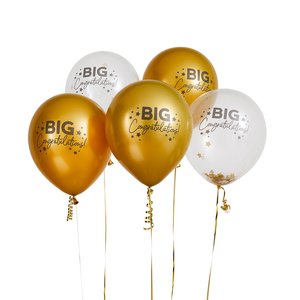 Big Congratulations Balloons 5pk