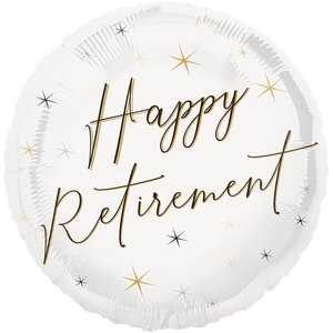Foil Balloons: Happy Retirement Round Foil Balloon