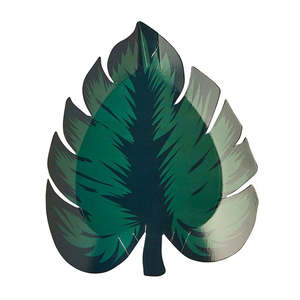 Tropical Leaf Shaped Plates 8pk